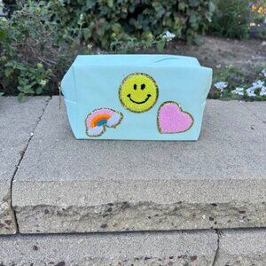 Smiley Patches Make Up Bag